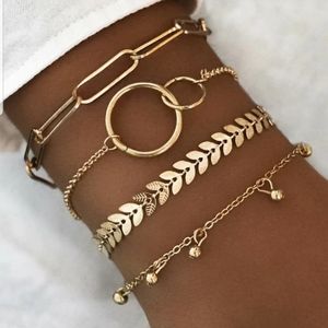 *Peaches* Gold Bracelet Set